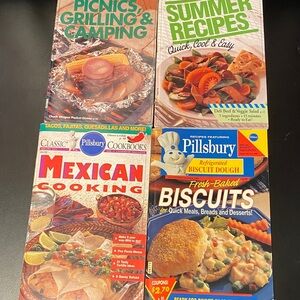 Four classic vintage 1994 & 1995 Pillsbury cookbook magazines